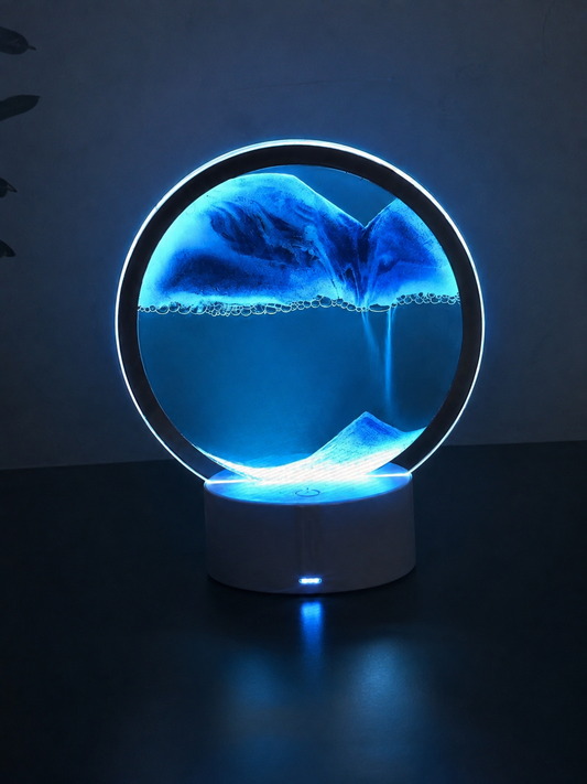 RGB LED Sandscape Table Lamp with Moving Sand Art